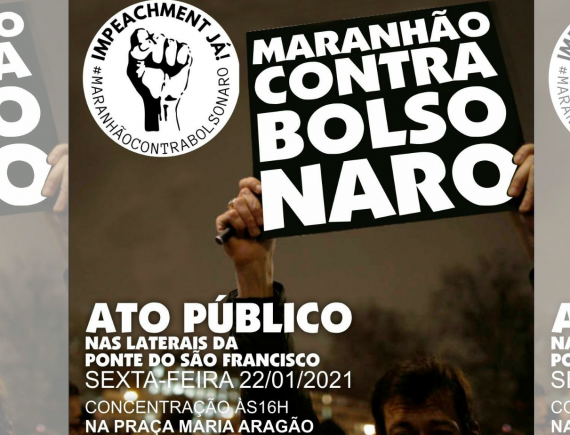 Movimentos sociais se mobilizam contra Bolsonaro no Maranhão 